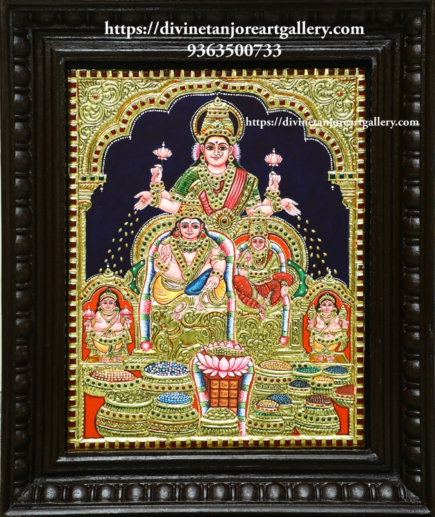 KuberaLakshmi - (Size-18 in x 15 in x 2 in)