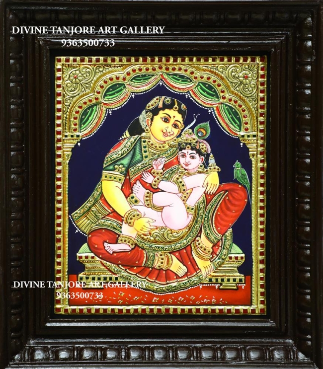 Yashoda Krishna 2 (Size-15 in x 13 in x 2 in)