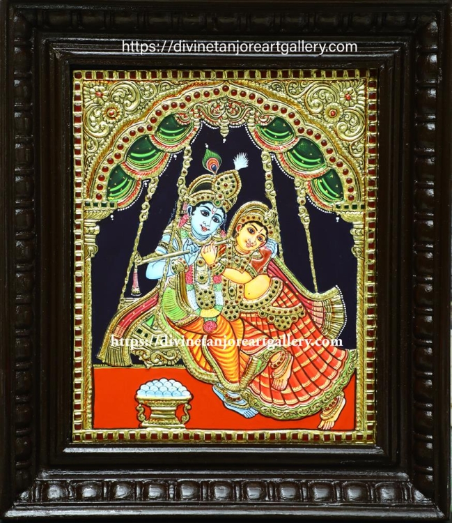 Oonjal Radhakrishna (Size - 15 in x 13 in x 2 in)