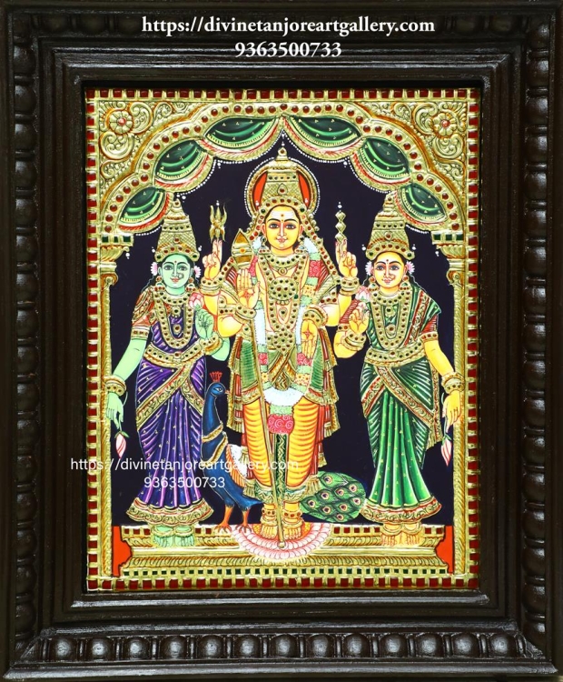 Murugan Valli Deivanai (made to order) Size can be customized