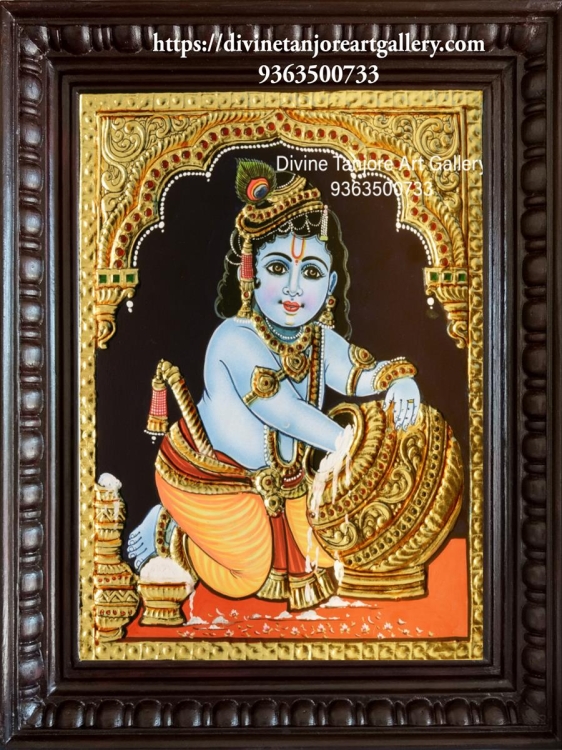 Butter krishna (made to order) Size can be customized