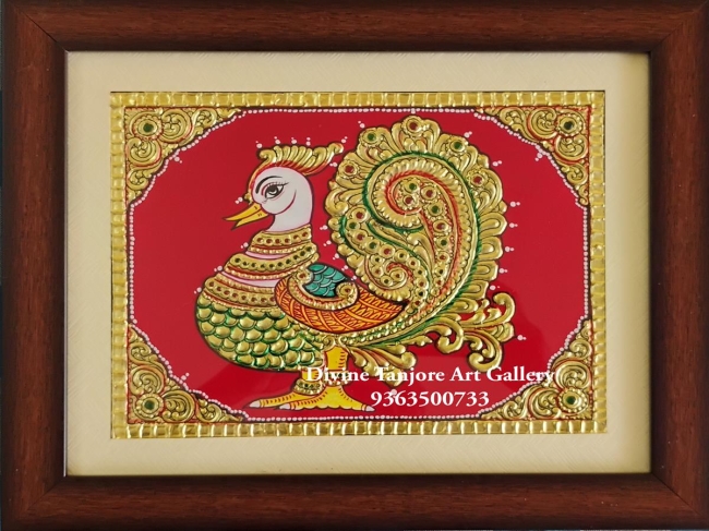 Annam Tanjore painting (Size -13 in x 11 in x 2 in)