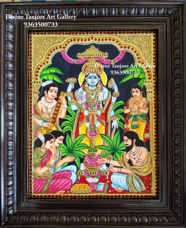 Sathyanarayana (Size - 21 in x 17 in x 2 in)