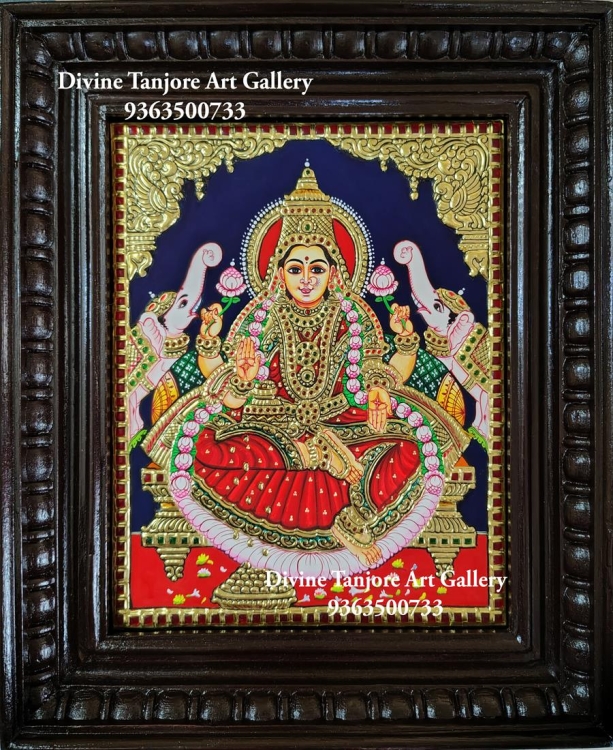 Gajalakshmi  (made to order) Size can be customized
