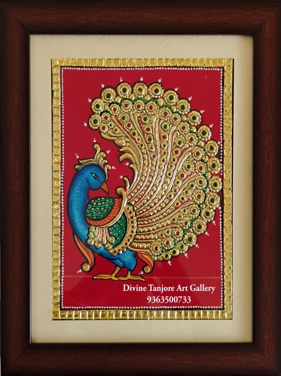 Peacock 2 (made to order) Size can be customized