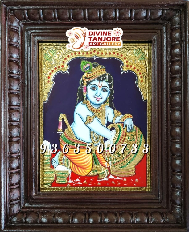 Butter Krishna (Size -13 in x 11 in x 2 in)