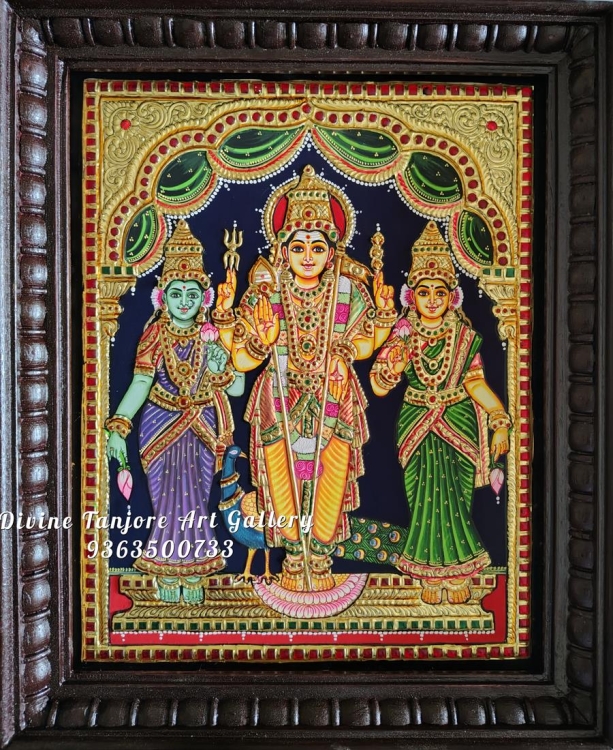 Murugan Vali Deivanai (made to order) Size can be customized