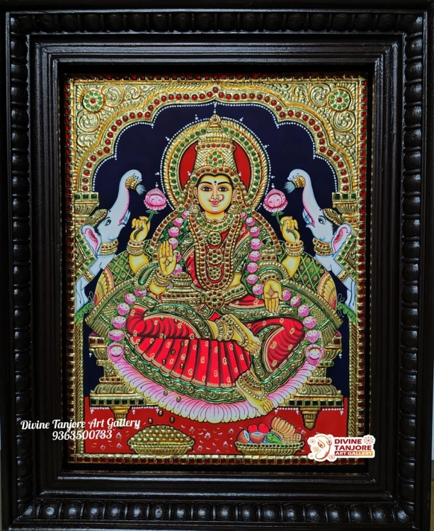 Gajalakshmi (made to order) Size can be customized