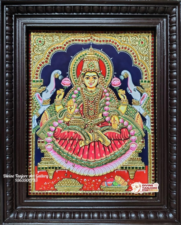 Gajalakshmi (made to order) Size can be customized