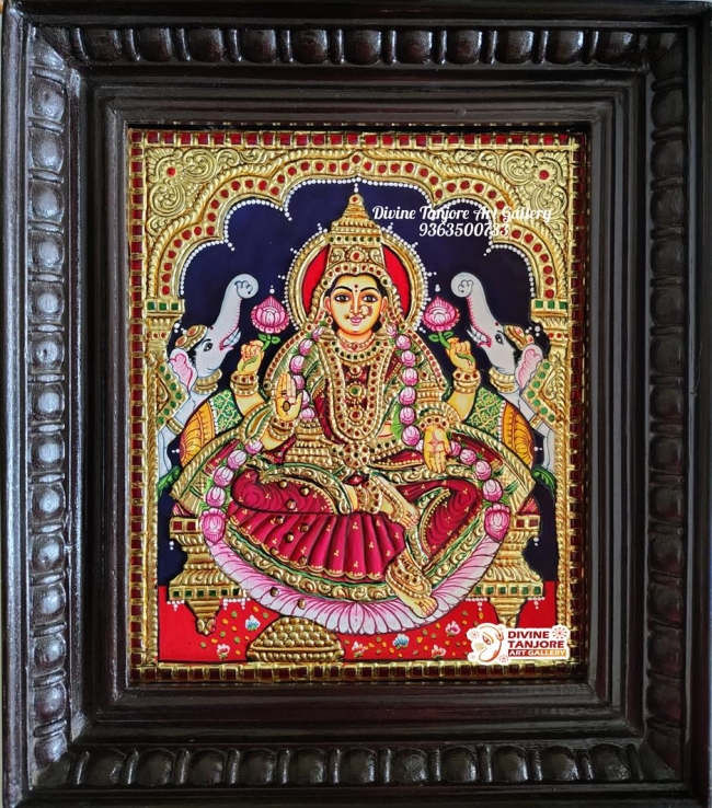 Gajalakshmi (made to order) Size can be customized